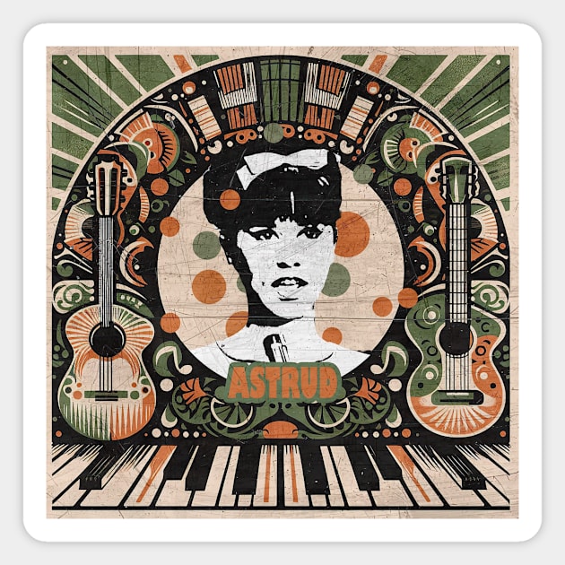 Astrud Gilberto Magnet by Ken Savana